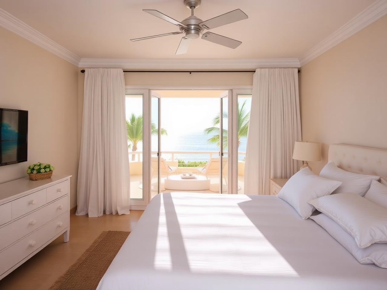 Beachfront King Bedroom — Pool Access