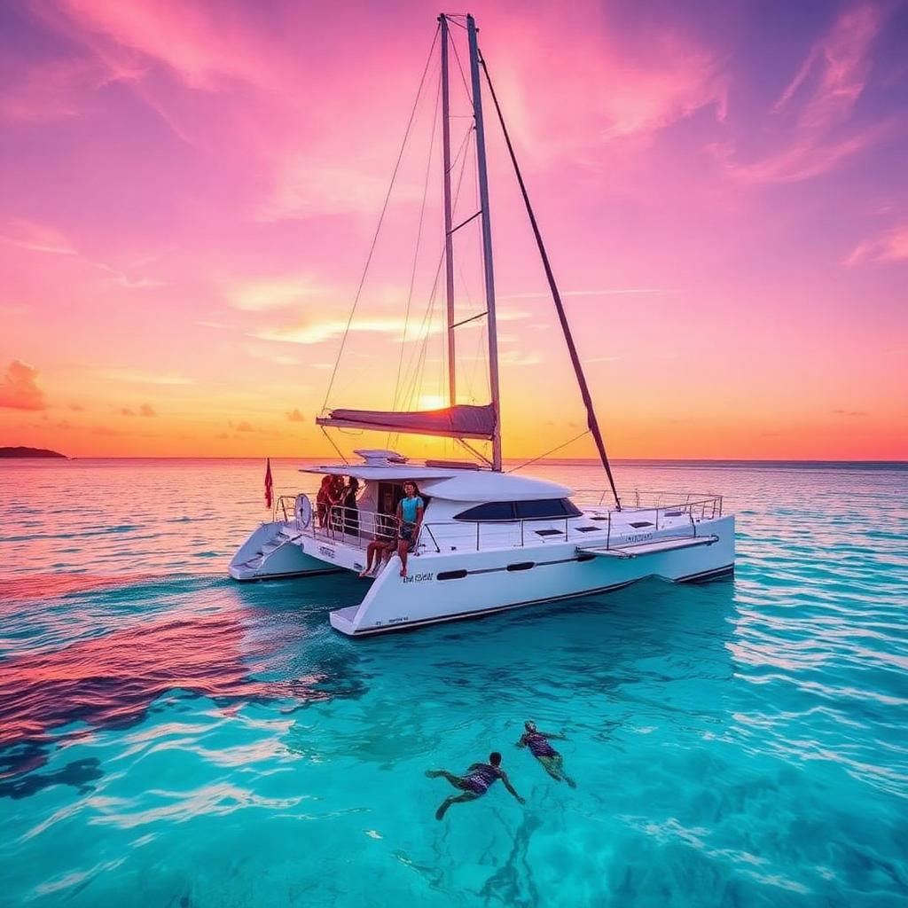 Local Jamaican experience provider on a catamaran